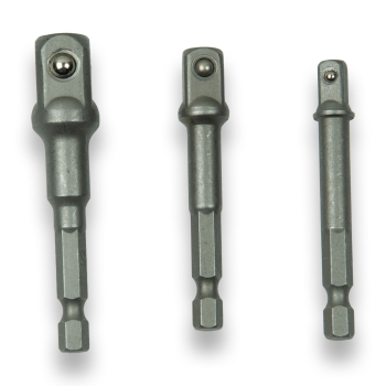 3 Stecknussadapter Steckschlüssel Adapter