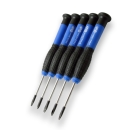 Präzisions-Schraubendreher Satz 6 teilig Kreuz-Schlitz